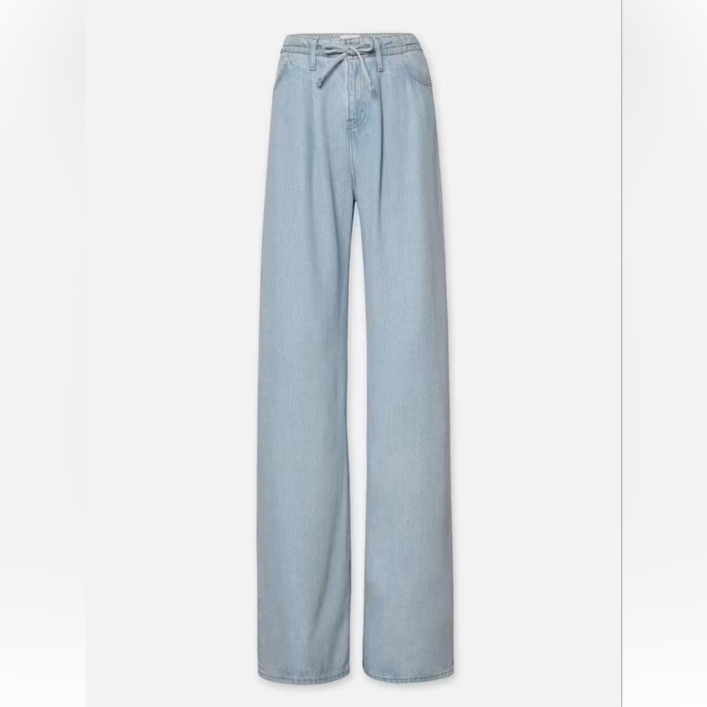 FRAME Drawstring Wide Leg in Calabria - Size 26